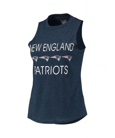 Women's Red Navy New England Patriots Muscle Tank Top and Pants Sleep Set Red, Navy $36.39 Pajama