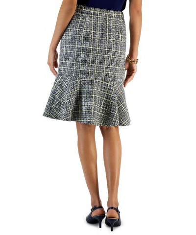 Petite Tweed Flounce Skirt Pale Yellow Multi $23.53 Skirts