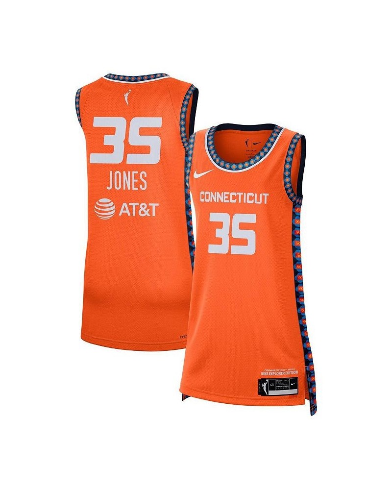 Women's Jonquel Jones Orange Connecticut Sun Explorer Edition Jersey Orange $53.90 Jersey