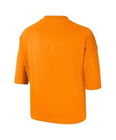 Women's Tennessee Orange Tennessee Volunteers Crop Performance T-shirt Tennessee Orange $25.64 Tops