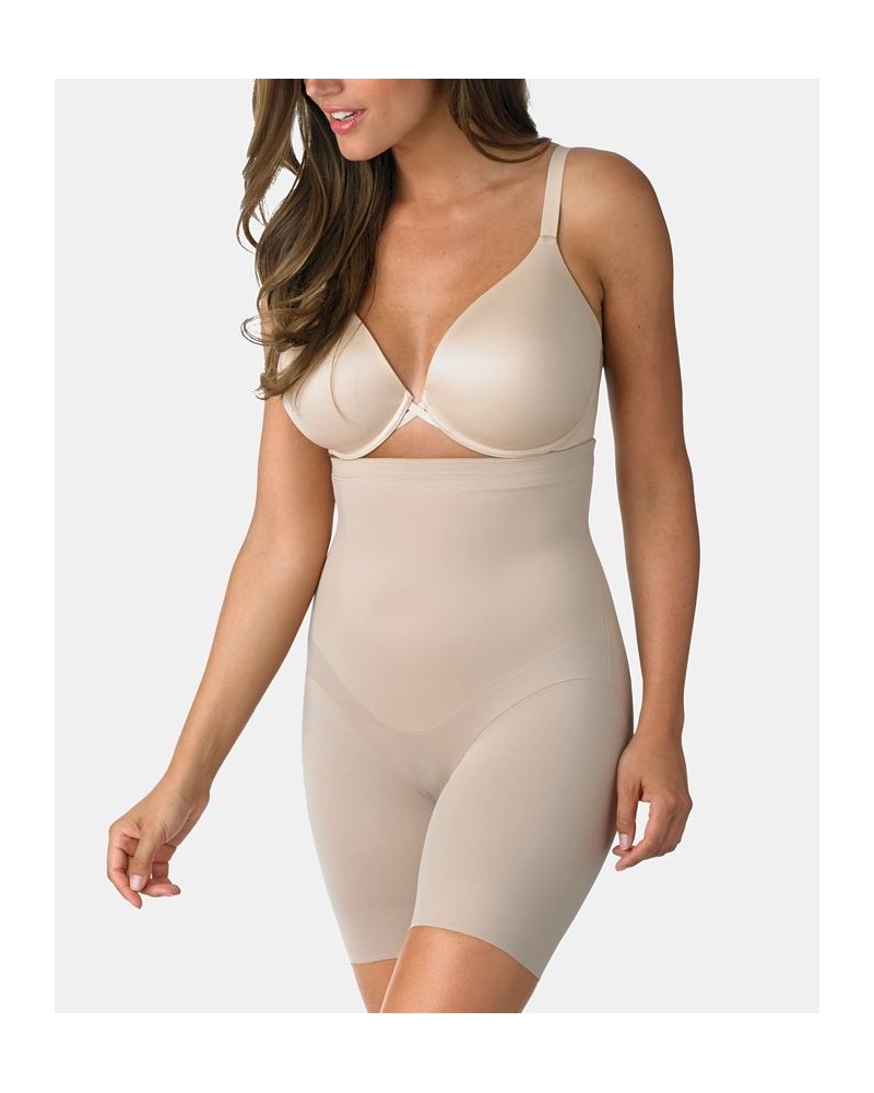 Women's Extra Firm Tummy-Control Flex Fit High-Waist Thighslimmer 2909 Brown $33.32 Shapewear