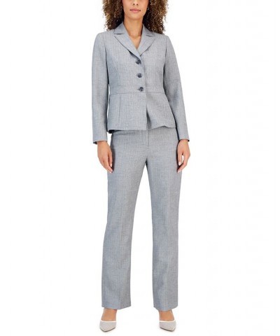 Three-Button Seamed Jacket & Kate Pants Regular and Petite Sizes Heather Grey $43.40 Pants