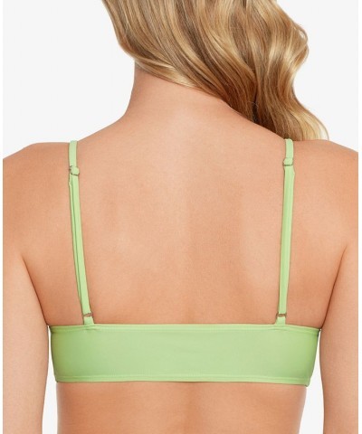 Salt+ Cove Juniors' Front-Tab Midkini Top & Bottoms Green $19.59 Swimsuits