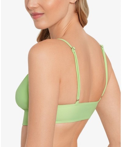 Salt+ Cove Juniors' Front-Tab Midkini Top & Bottoms Green $19.59 Swimsuits