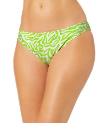 Juniors' Zoorama Hipster Bikini Bottoms Green $17.69 Swimsuits